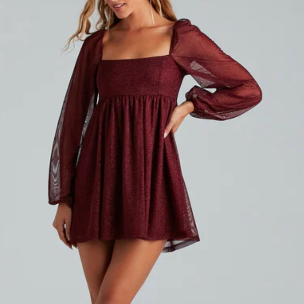 Countless shine glitter skater dress from Windsor